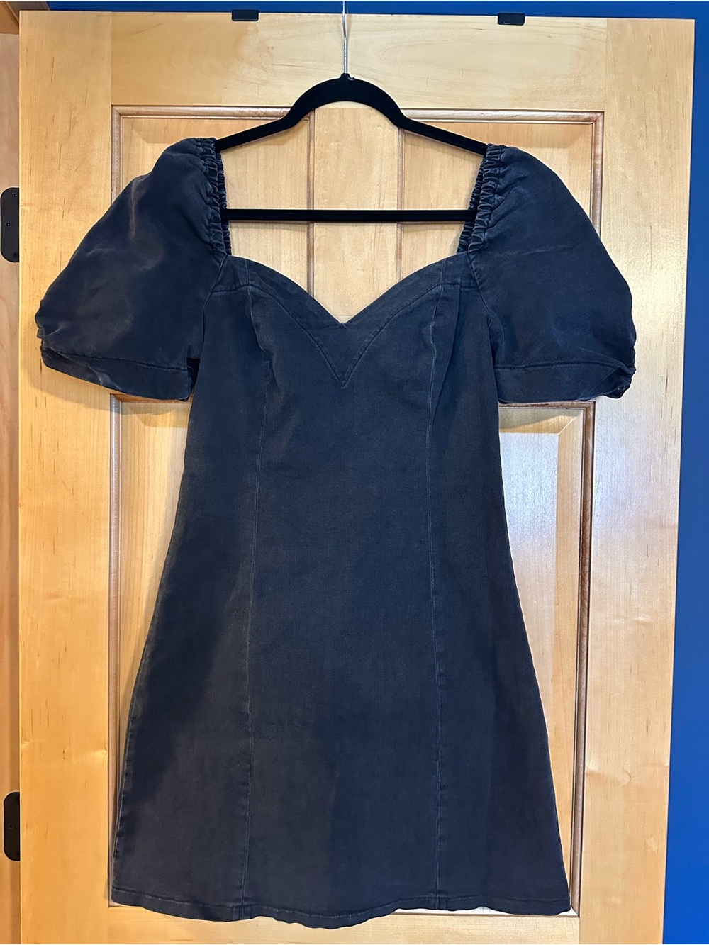 Urban Outfitters Black Denim Dress